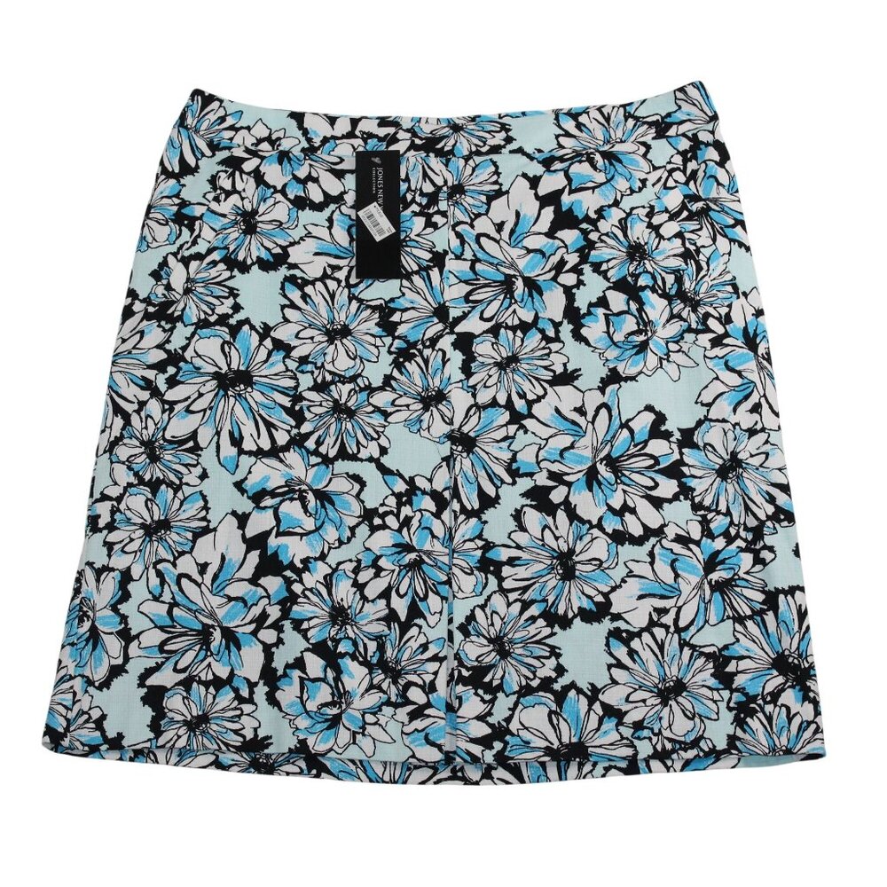 NWT Jones New York Collection Size 14 Multicolored Floral Stretch Skirt - Picture 2 of 11